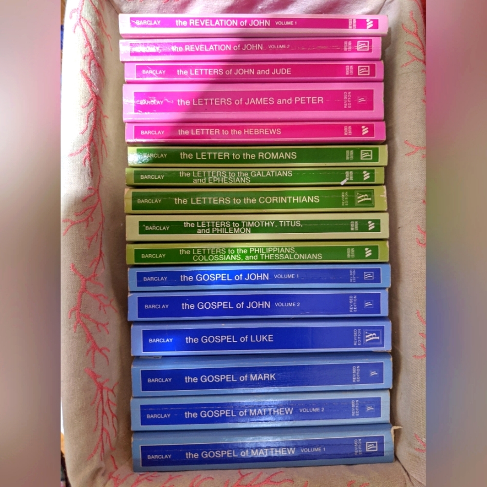 THE DAILY BIBLE STUDY SERIES William Barclay Lot of 16 NEW TESTAMENT Commentary